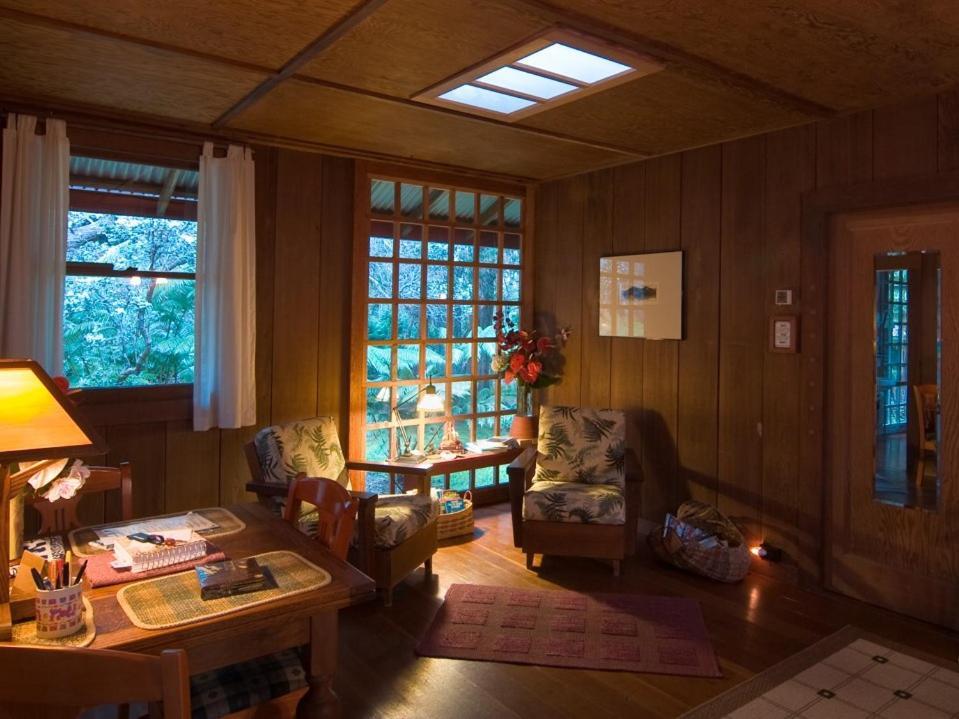 Crater Rim Cabin Volcano Rom bilde